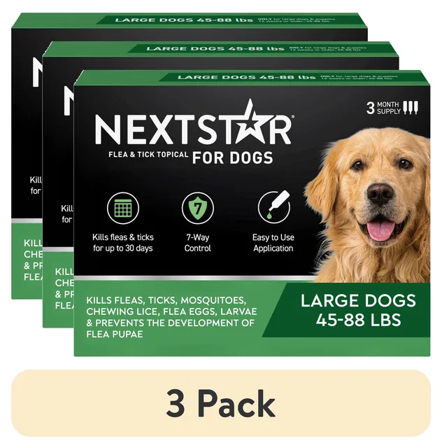 Flea Tick 4 pack 45-88 lbs waterproof
