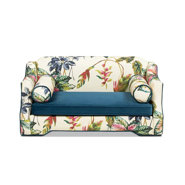 Sofa Bed 35.5" green blue
