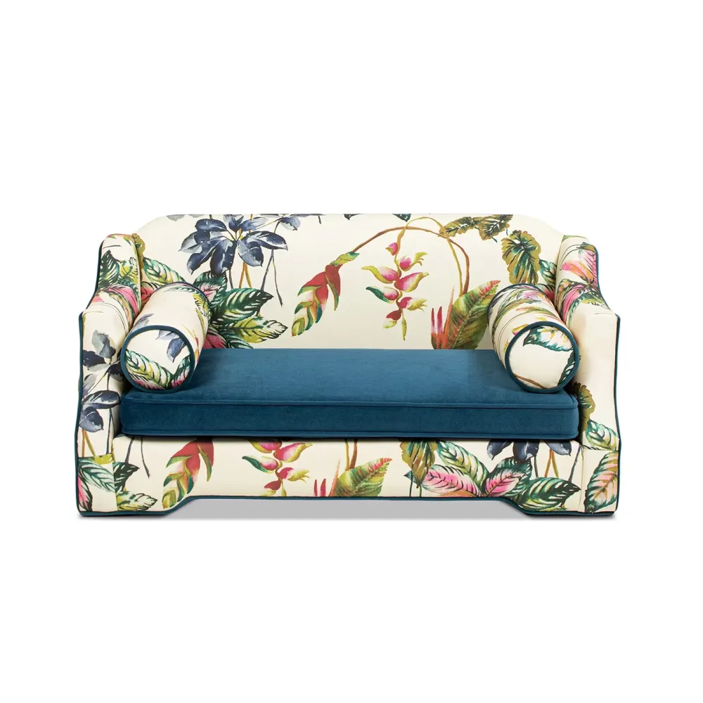 Sofa Bed 35.5" green blue