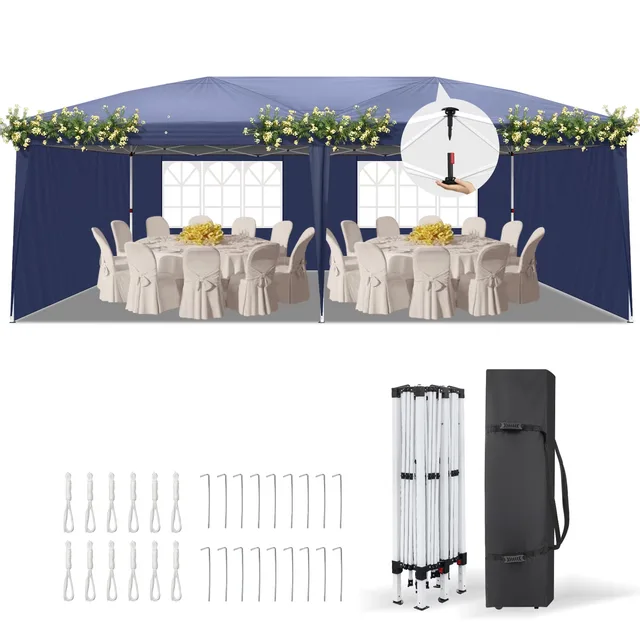 Party Tent 10' 20' blue