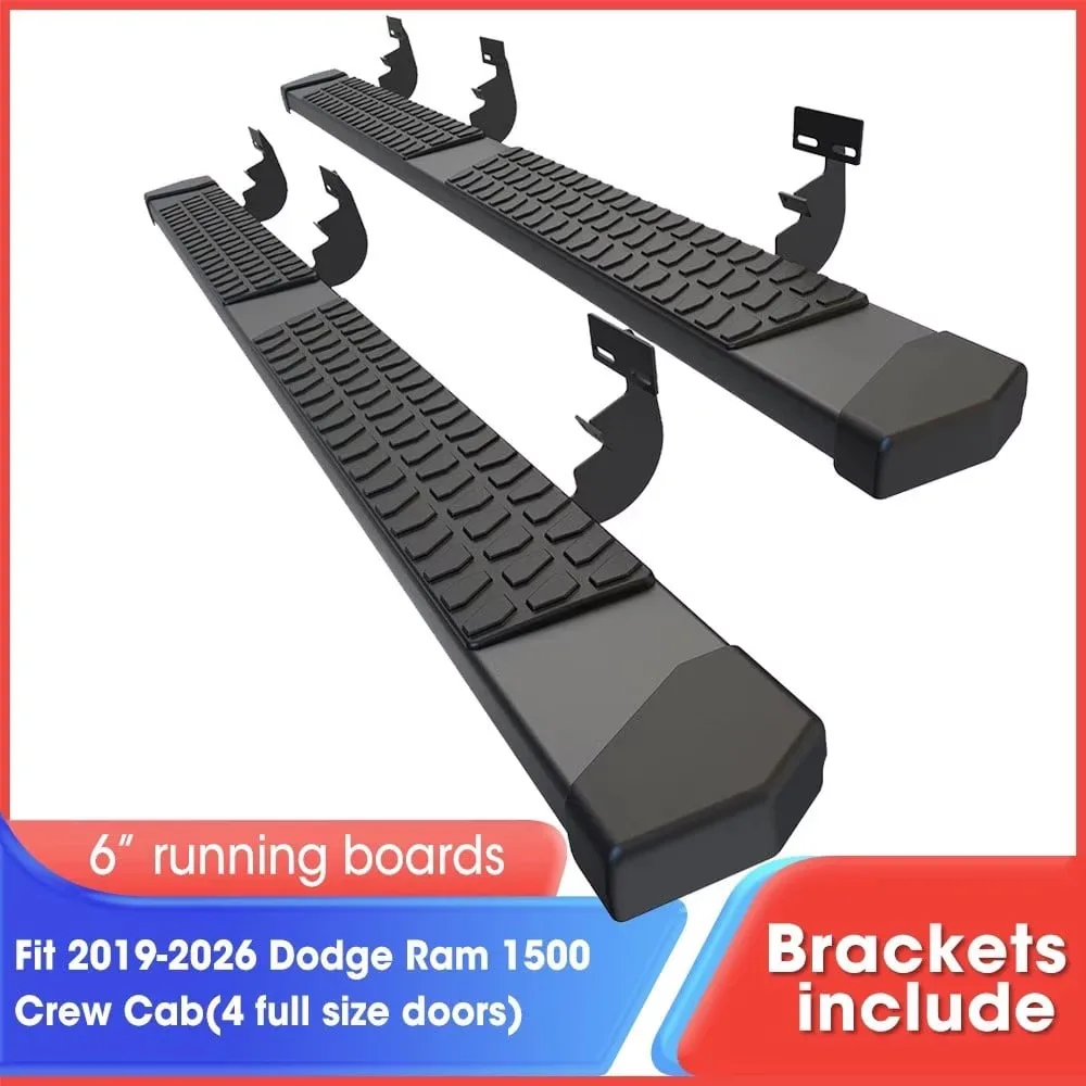 Bumpers & Grille Guards 6" black 6 inch