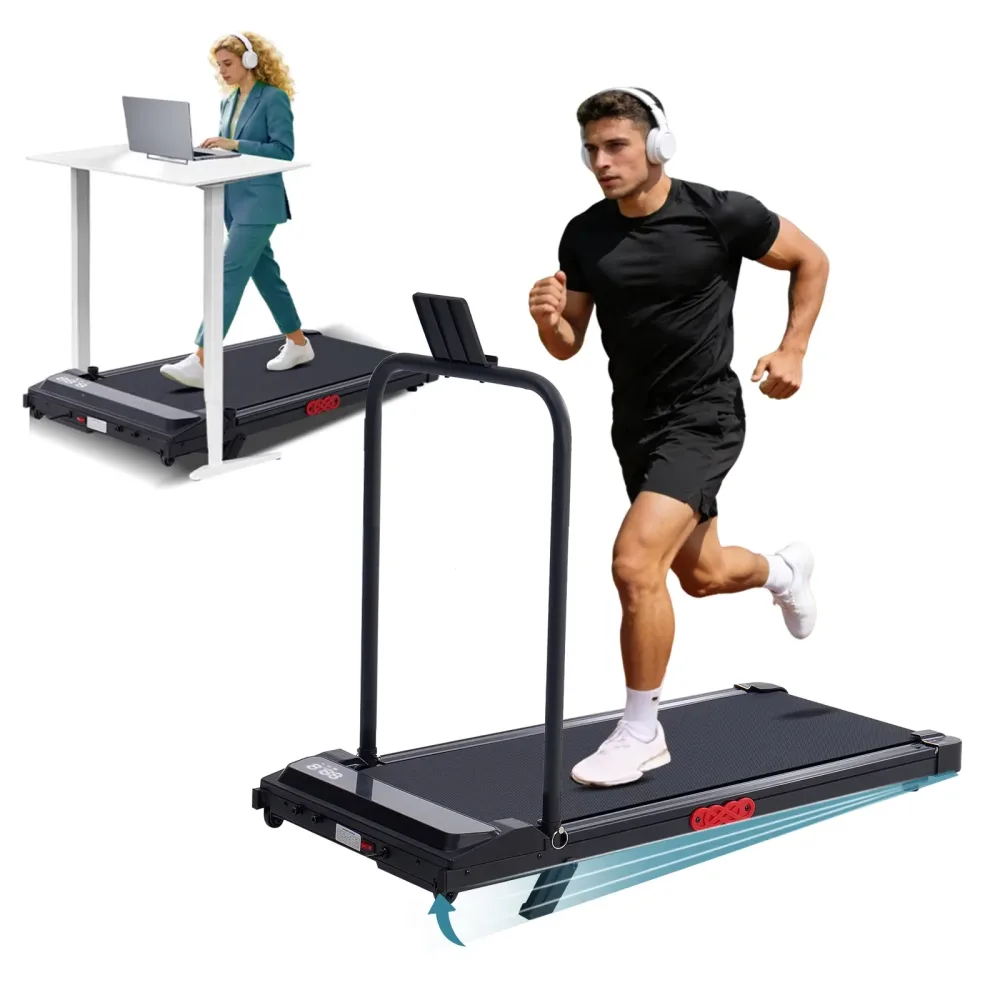 Pad Treadmill 3.0hp 350lbs portable