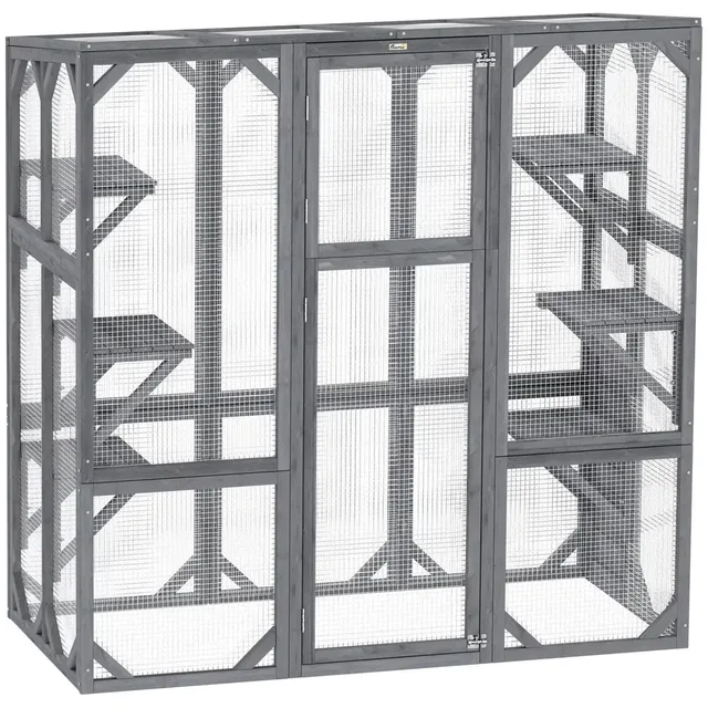 Furniture & Enrichment weatherproof gray 19.7'
