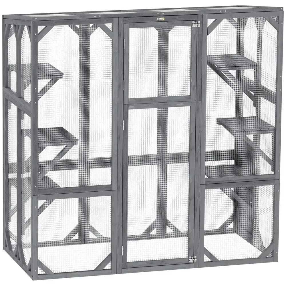 Furniture & Enrichment weatherproof gray 19.7'