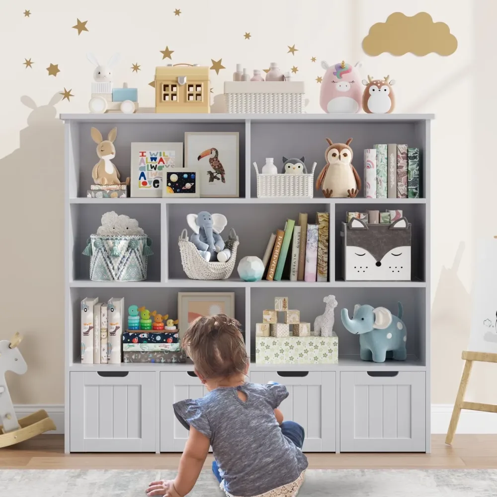 Toy Storage white gray 13.1 w