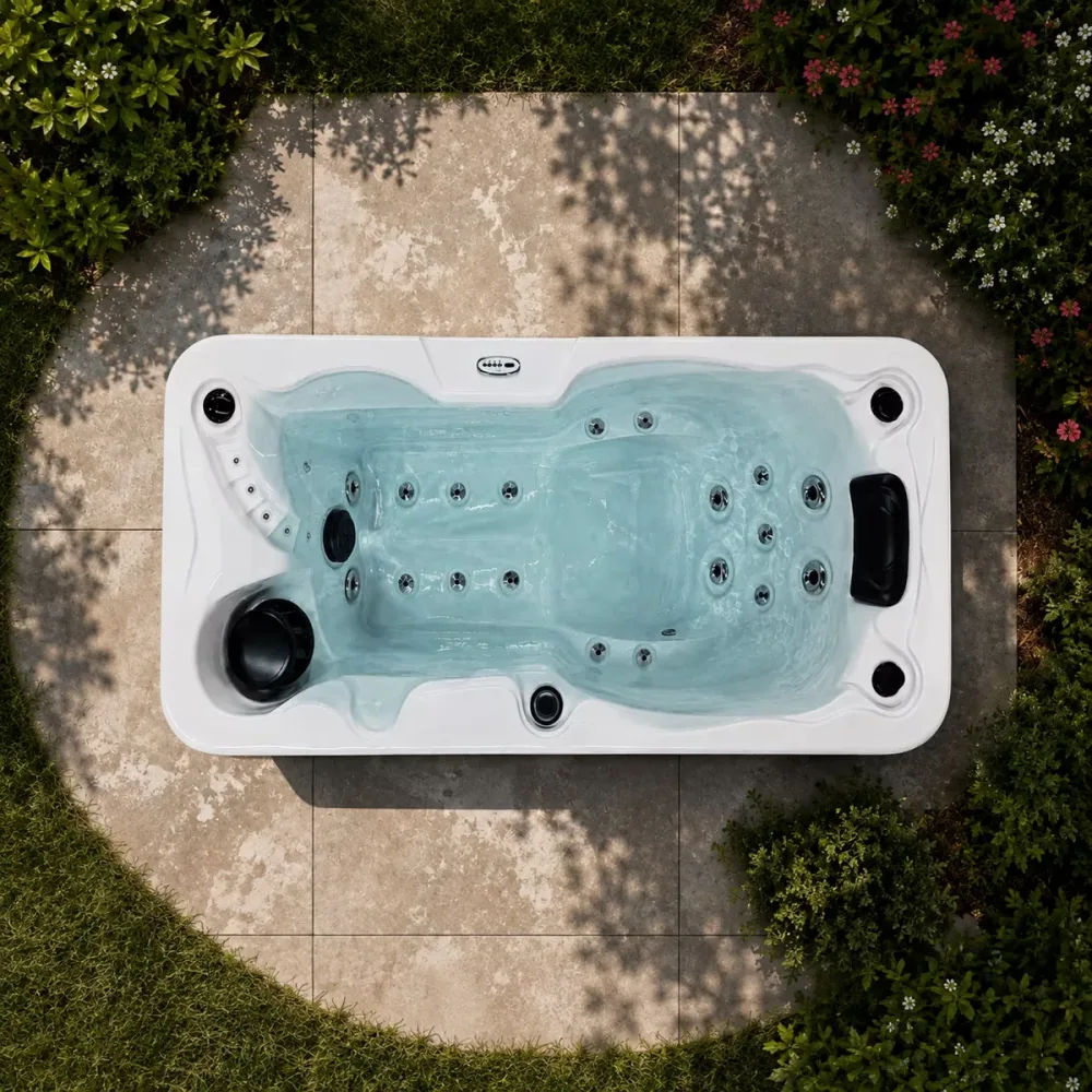 Hot Tub portable white 1 person