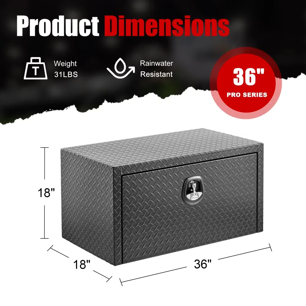 Tool Box 36 in waterproof black