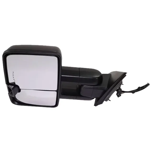 Door Mirror folding led black