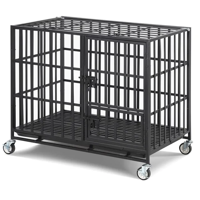 Dog Crate 49 inch 36 in black