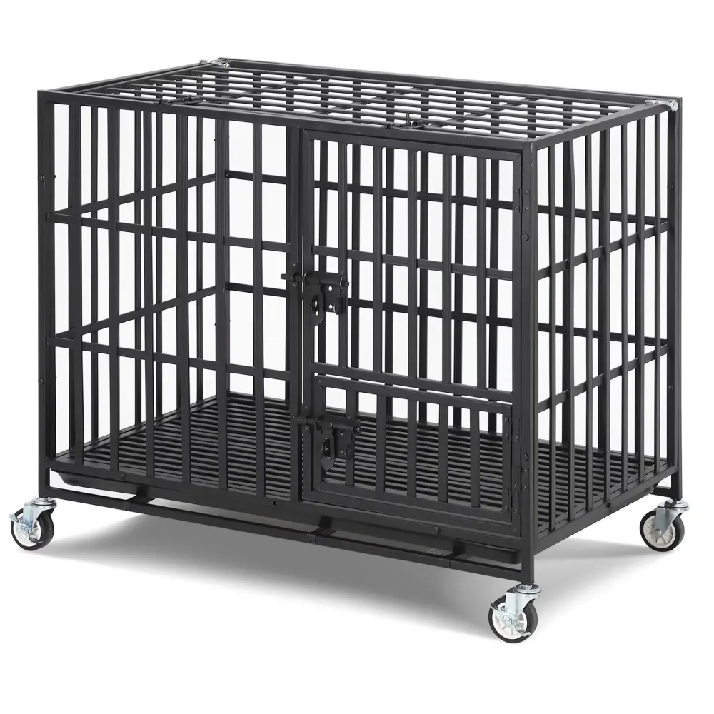 Dog Crate 49 inch 36 in black