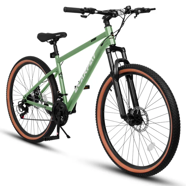 Mountain Bike 27.5 inch green brown