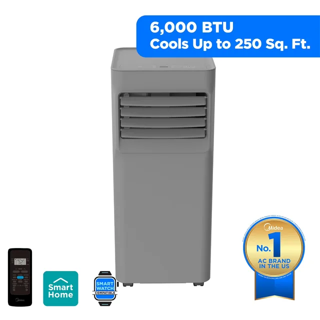 Air Conditioner portable gray 6volts