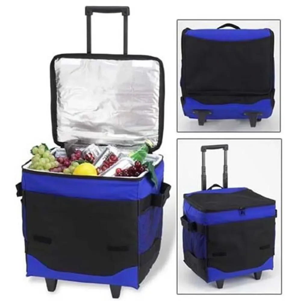 Rolling Cooler 15.75" 14.75" blue
