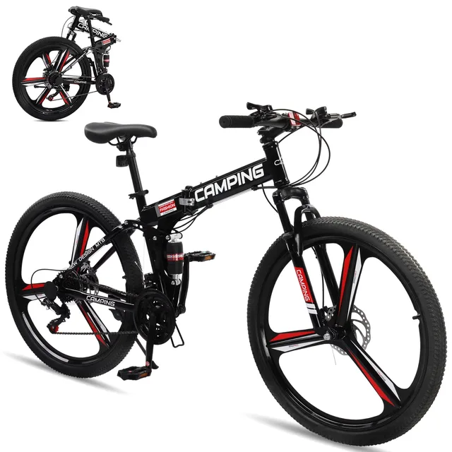Mountain Bike 26" foldable black