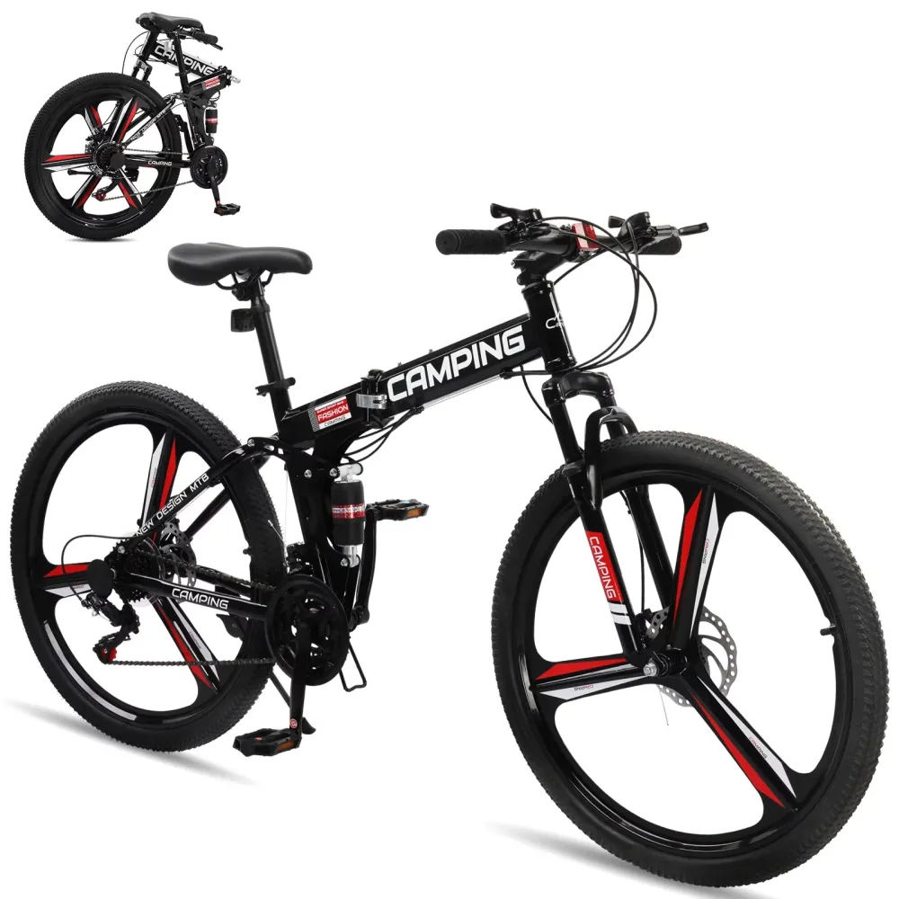 Mountain Bike 26" foldable black