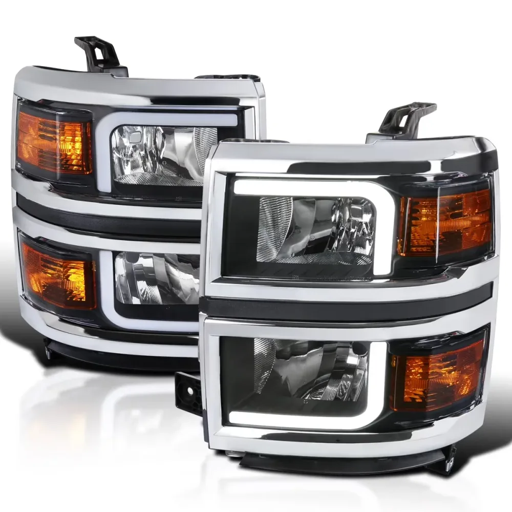 Led Light black silver