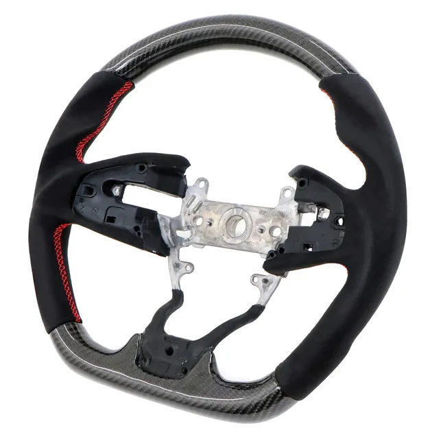 Motorsports Steering red black