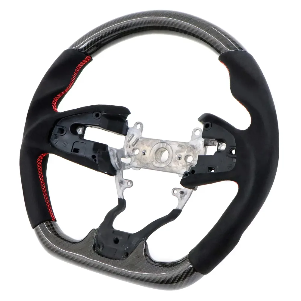 Motorsports Steering red black