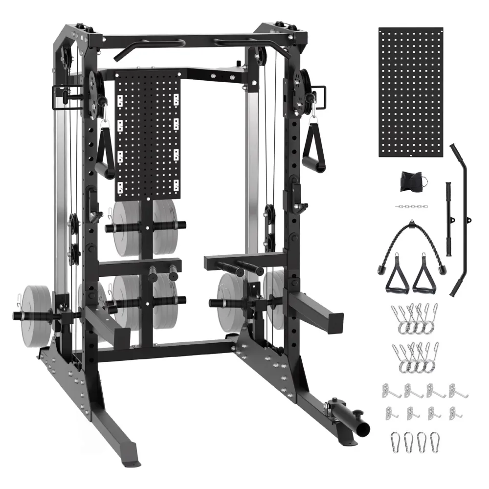 Power Rack 2000lb adjustable black