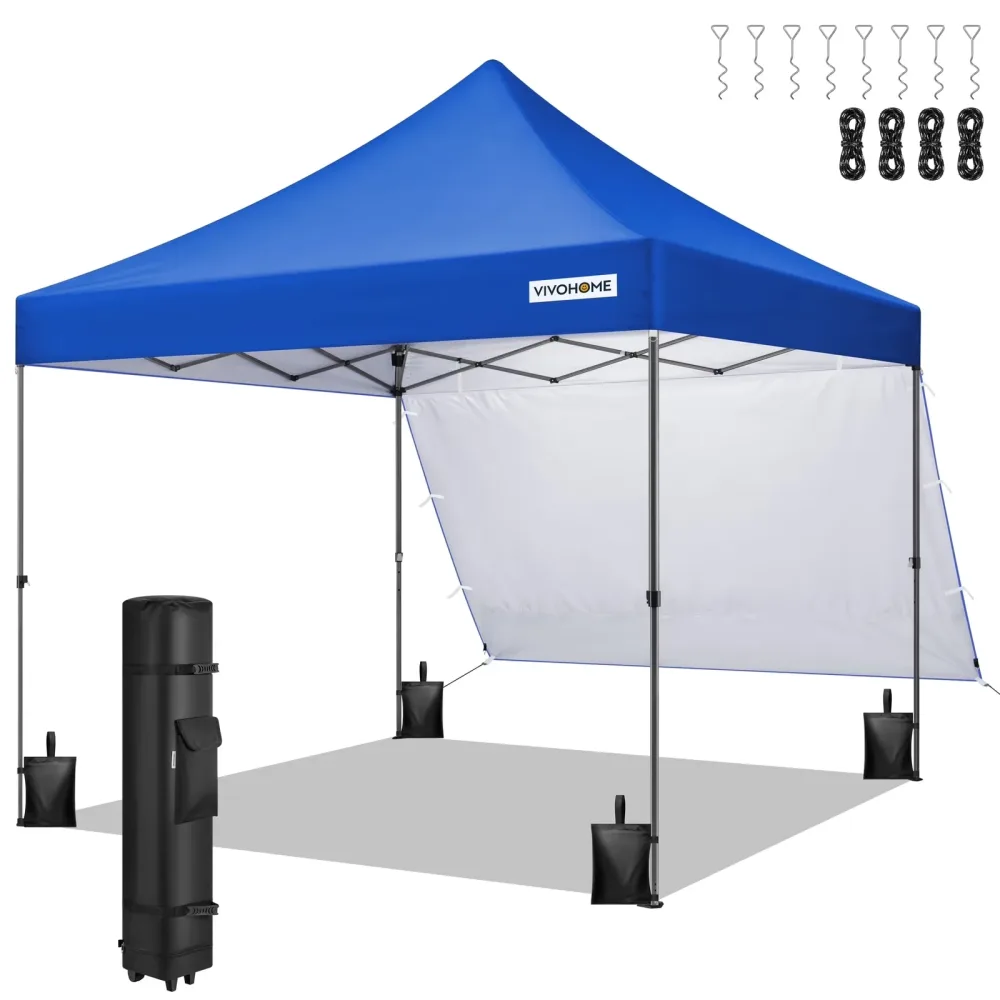 Canopy Tent waterproof blue 7.2ft
