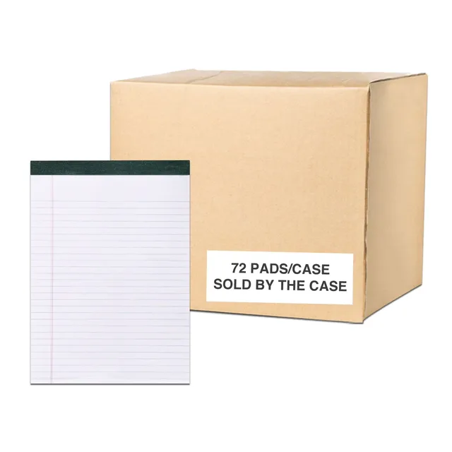 Legal Pads 8.5" 75" white