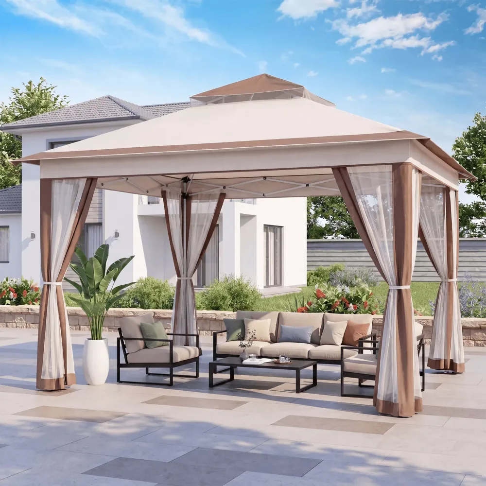 Gazebo Canopy 11' adjustable 13 people