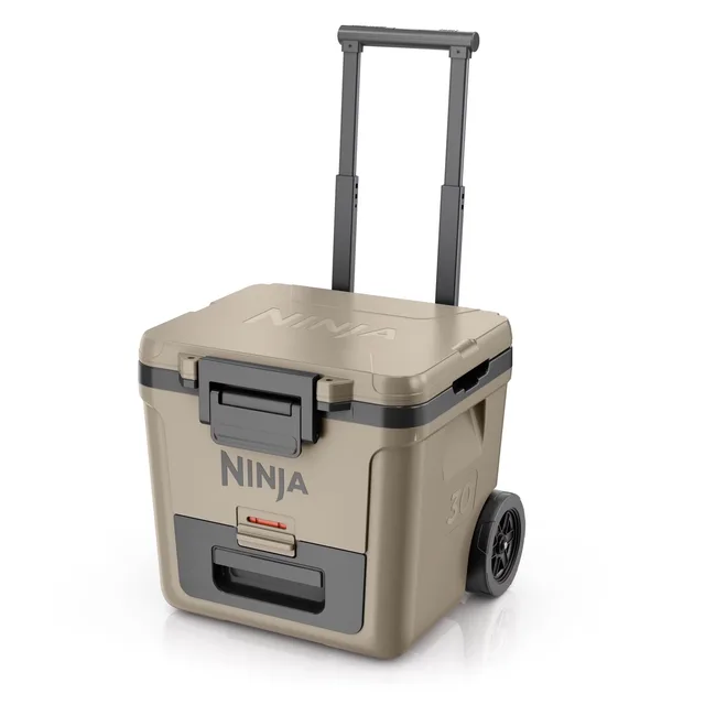 Wheeled Cooler heavy-duty insulated blue