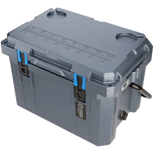 Hard Cooler portable insulated gray