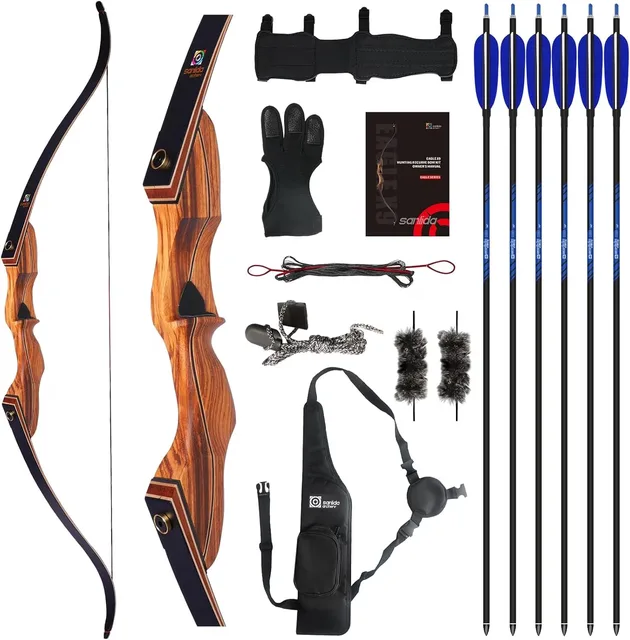 Recurve Bow 40 lbs 58" 2.2 pounds