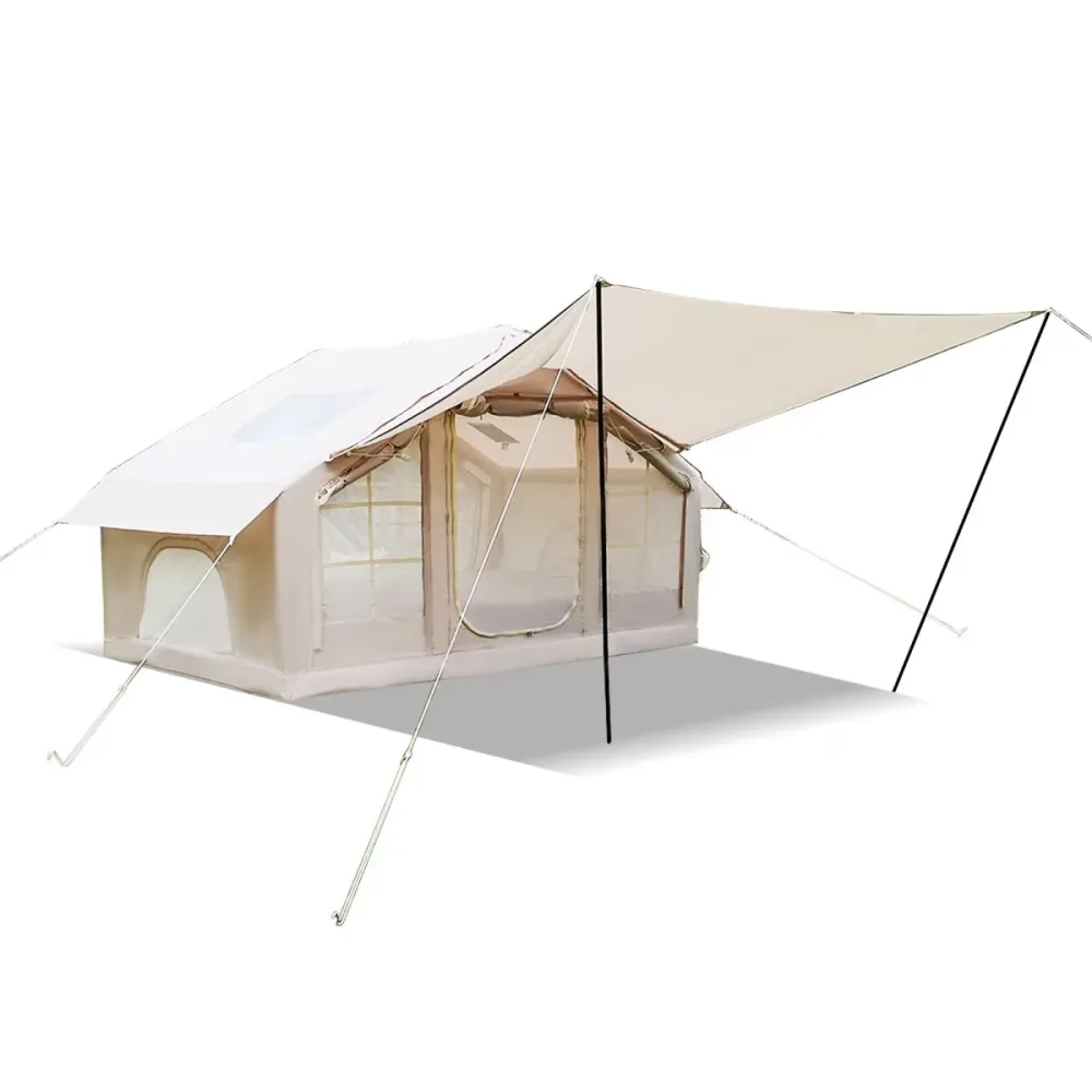 Camping Tent waterproof beige 6 people