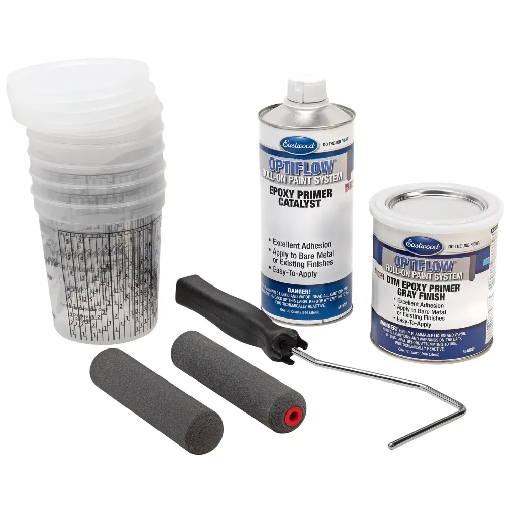 Roll-on Paint gray 1 quart 5 pack