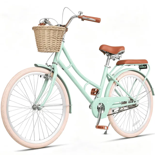 Girls Bike 24" green 4'