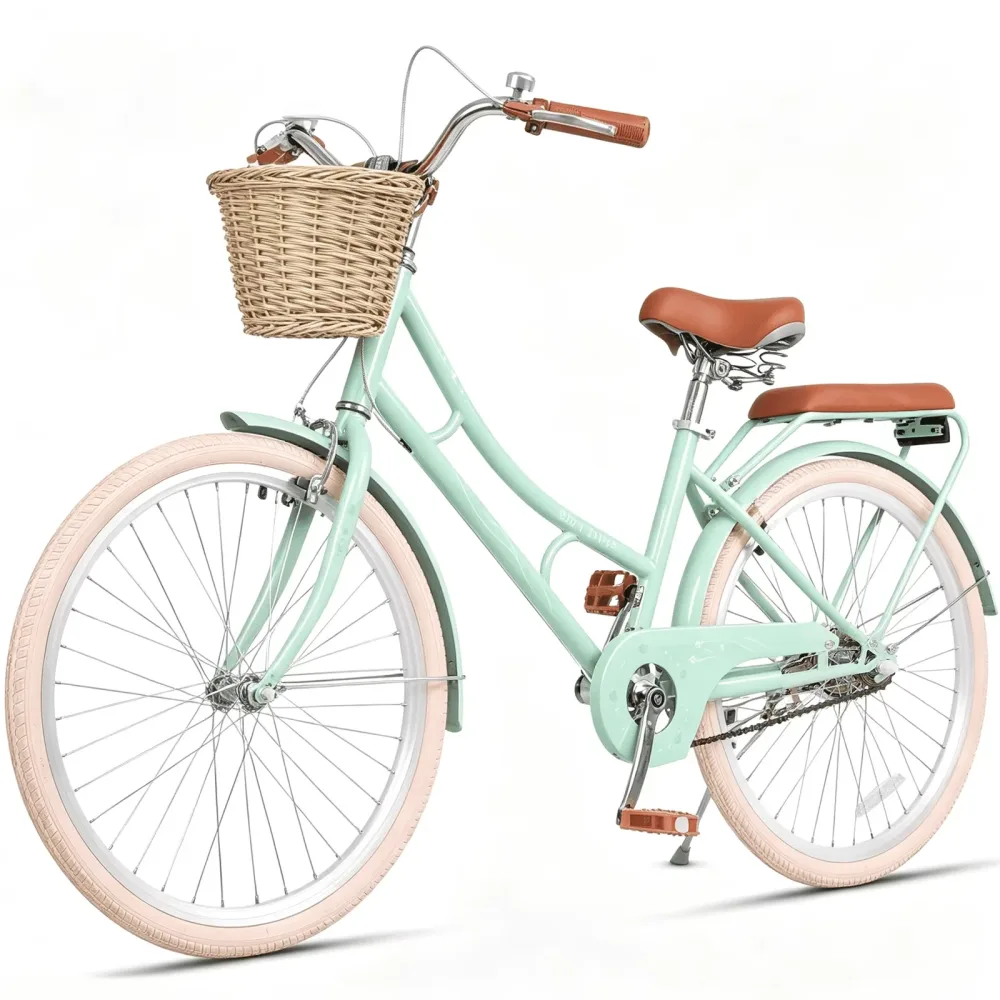 Girls Bike 24" green 4'