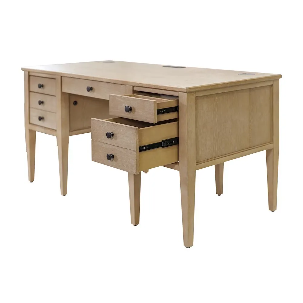 Desk locking brown