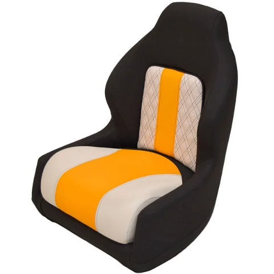 Boat black orange 2"