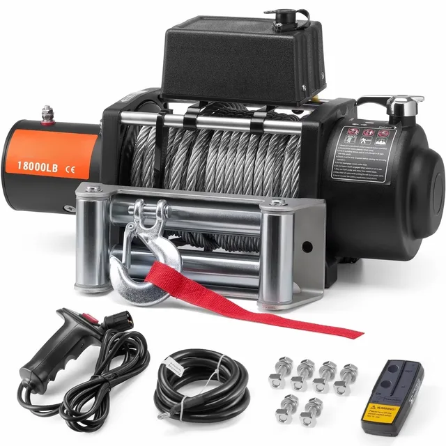 Electric Winch 18000 lb 12v 85ft
