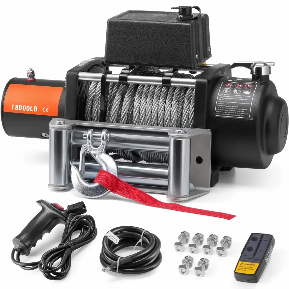 Electric Winch 18000 lb 12v 85ft
