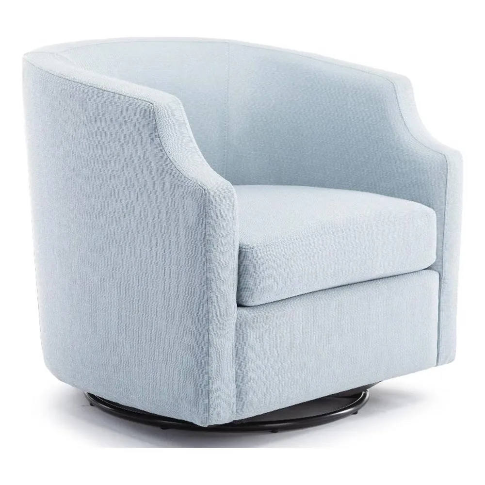 Chair white blue 30.5"