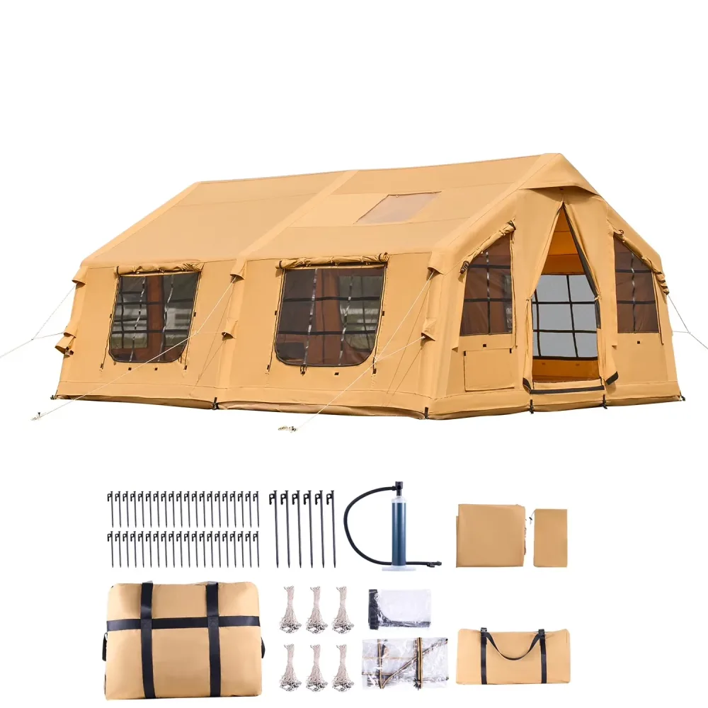 Inflatable Tent 7.22 ft 8-12 people 134.7 lbs