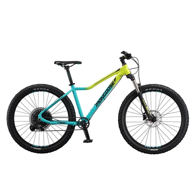 Mountain Bike yellow blue 141 mm