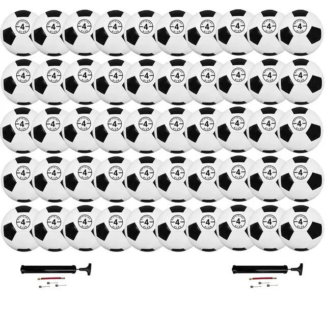Soccer Balls 15.3 in heavy-duty black