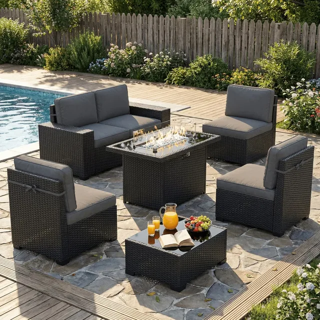 Patio Furniture 44" grey 3.9"