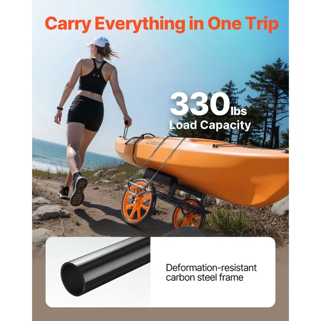 Kayak Cart 330 lbs 15 inch adjustable