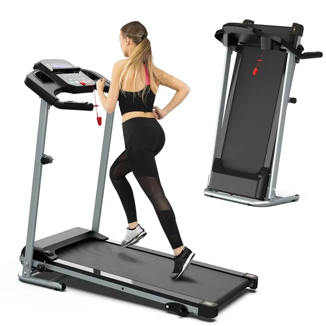 Folding Treadmill 265 lbs black
