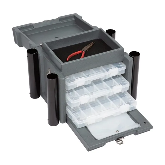 Tackle Box gray 12.5 inches 11.46 pounds