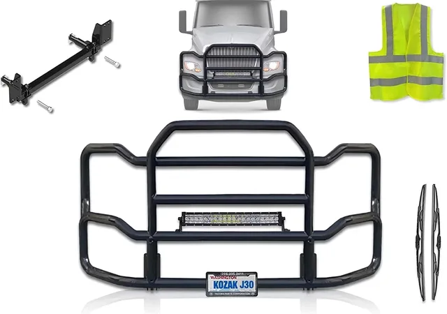 Bumper Guard black 6" 22"