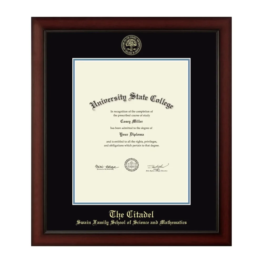 Diploma Frame black blue 16w