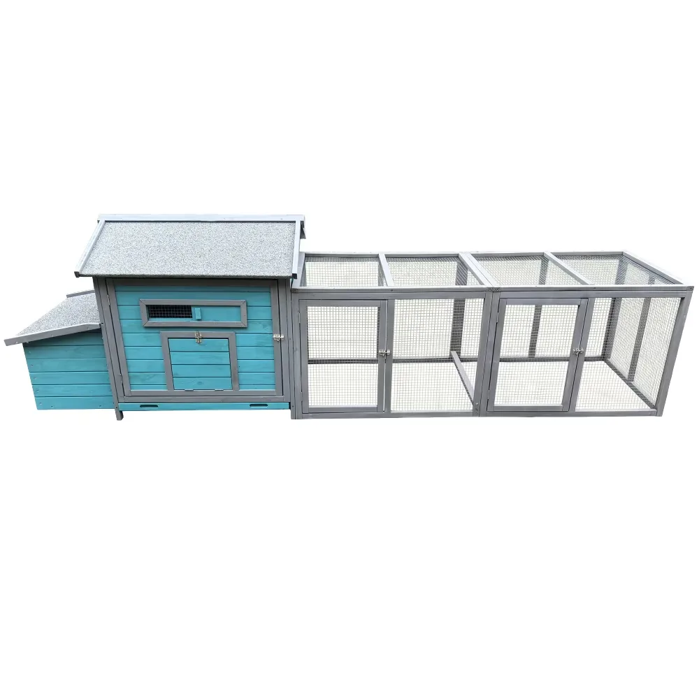 Chicken Coop 114" weatherproof blue
