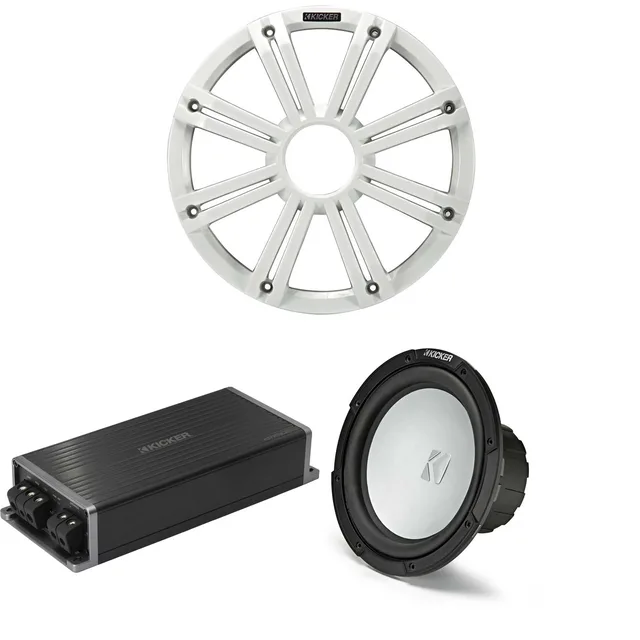 Subwoofer Audio 10" white 500 watts