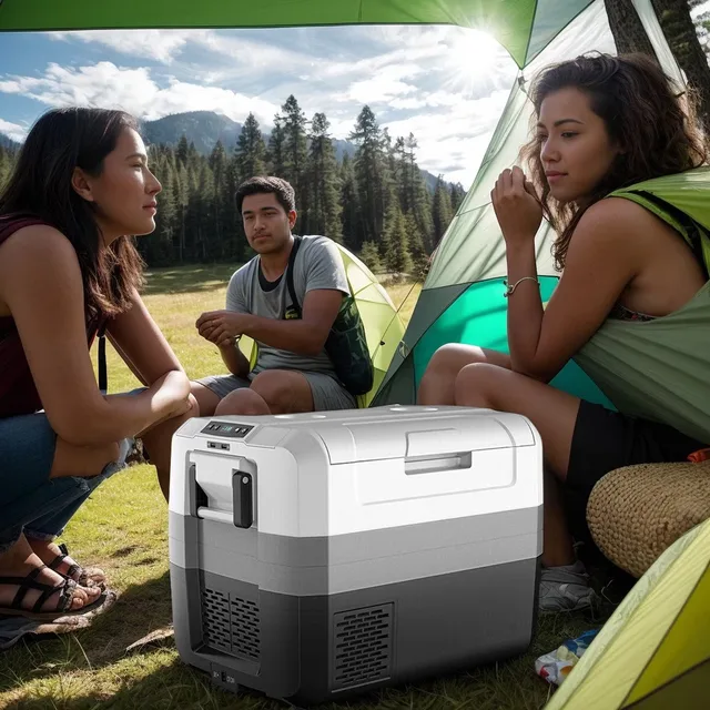 Car Cooler 58 quart portable 24v